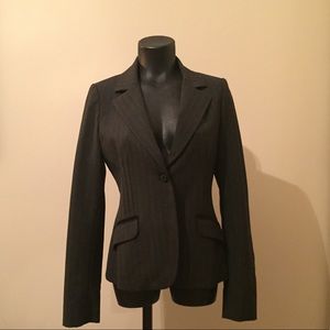 Charcoal pinstripe blazer
